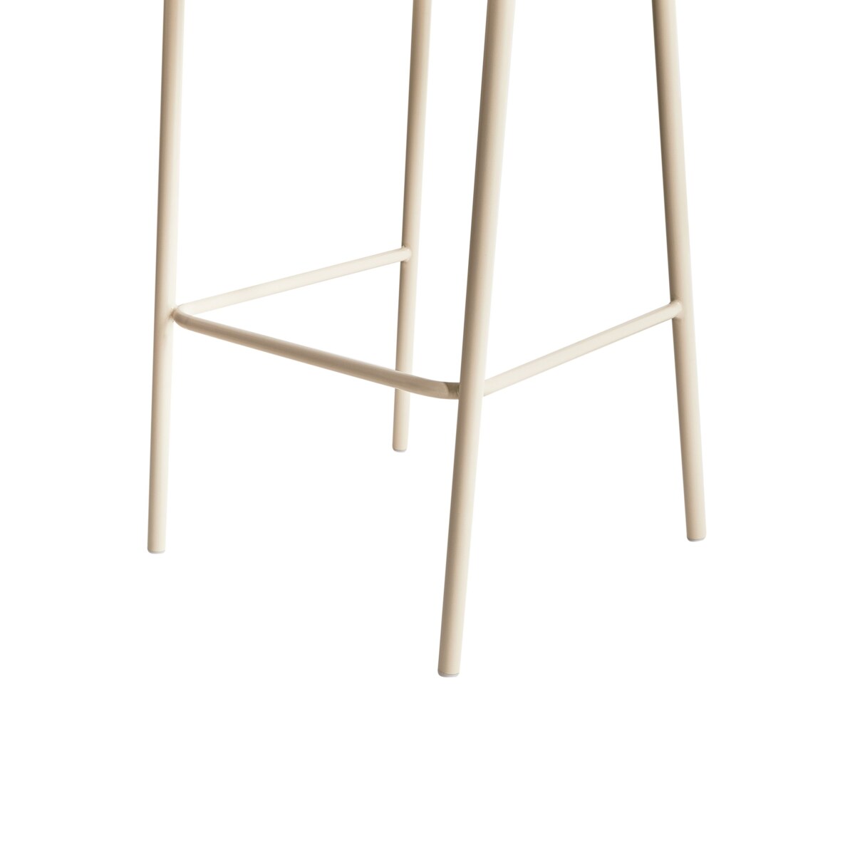 Zestaw 2 krzeseł barowych MINA II Boucle Beżowy