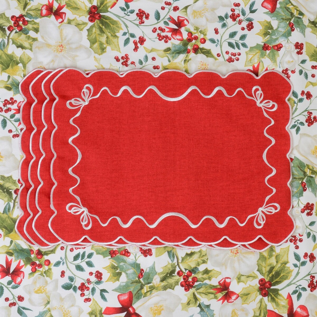 Bieżnik Very Holly Christmas - 50 cm x 140 cm