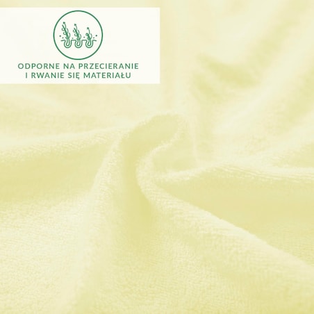 Prześcieradło frotte z gumką 60x120 kolor krem