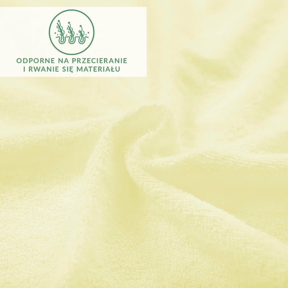 Prześcieradło frotte z gumką 60x120 kolor krem