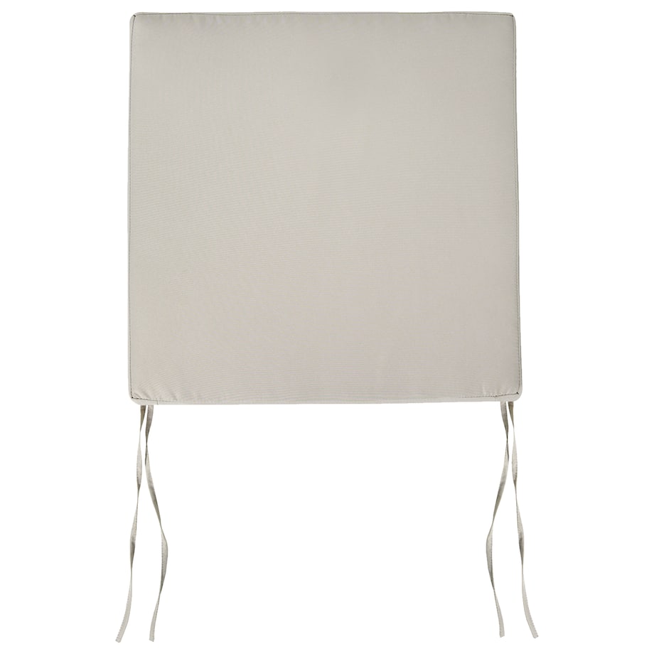 Zestaw 8 poduszek na krzesło ogrodowe SASSARI PREMIUM 46 x 46 cm Beżowoszary
