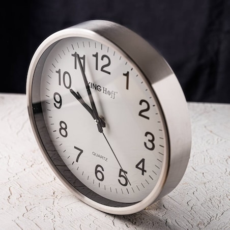 Zegar ścienny 30cm KINGHOFF