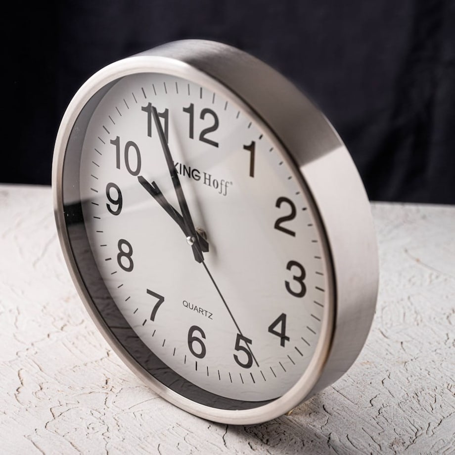 Zegar ścienny 30cm KINGHOFF