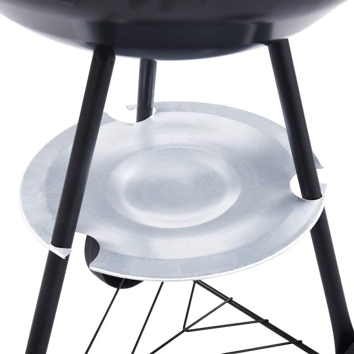 vidaXL Przenośny grill węglowy XXL, z kółkami, 44 cm