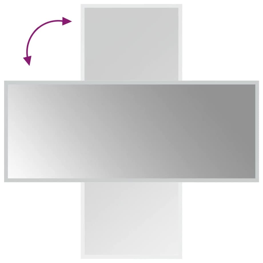 vidaXL Lustro łazienkowe z LED, 40x100 cm
