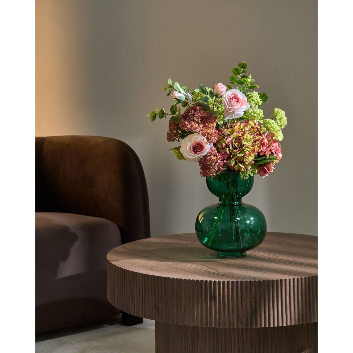 Bukiet sztucznych kwiatów MINDE 60 cm Różowy