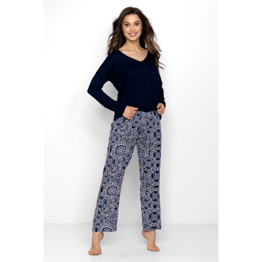 Piżama Moon Vibes Navy, L