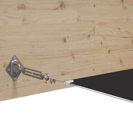 vidaXL Markiza pionowa, antracytowa, 180x1000 cm, tkanina Oxford