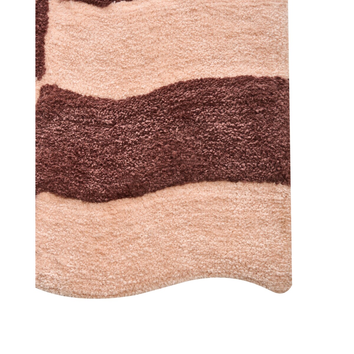 Dywanik łazienkowy DIWANA Brązowy/ beżowy 60 x 90 cm