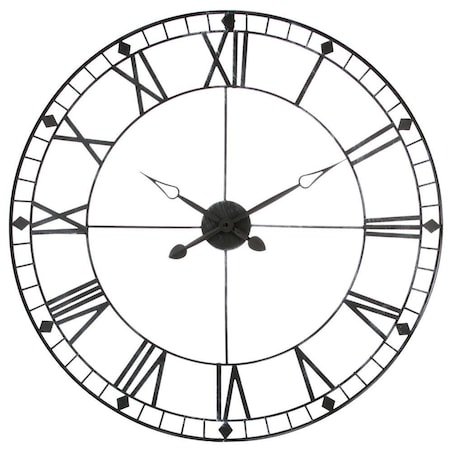 Metalowy zegar ścienny VINTAGE, Ø 90 cm