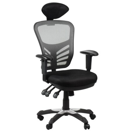 Fotel biurowy HG-0001H szary
