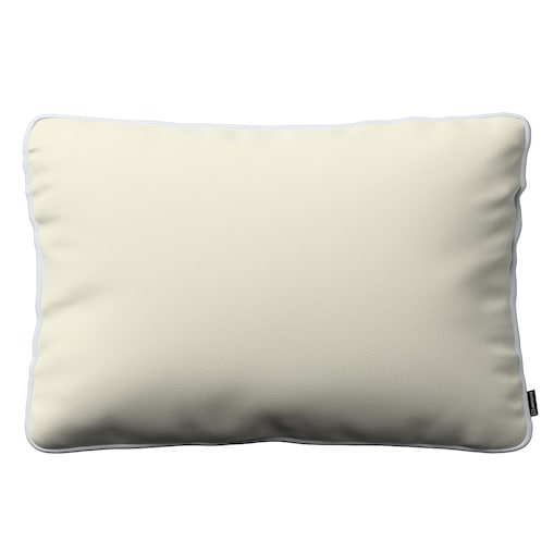 Poszewka Laura na poduszkę prostokątna 60 x 40 cm 60x40 śmietankowa biel