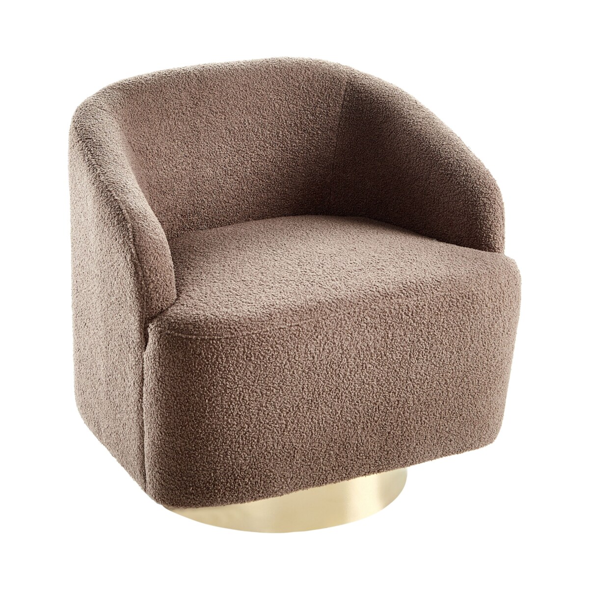 Fotel LAVIK Tkanina Brązowy