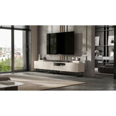 Szafka RTV Loft Industrialna Komoda RTV Kaszmir MAT 120 cm