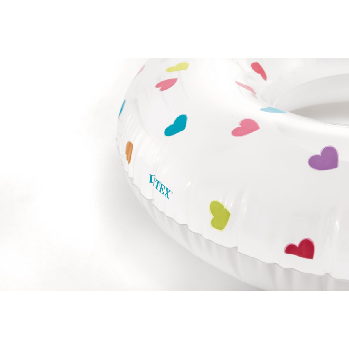 Koło dmuchane plażowe do pływania serca 81 cm Intex 59259-01