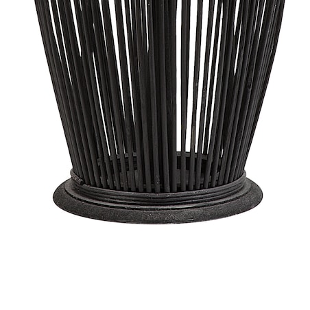 Lampion TAHITI Bambus 72 cm Czarny