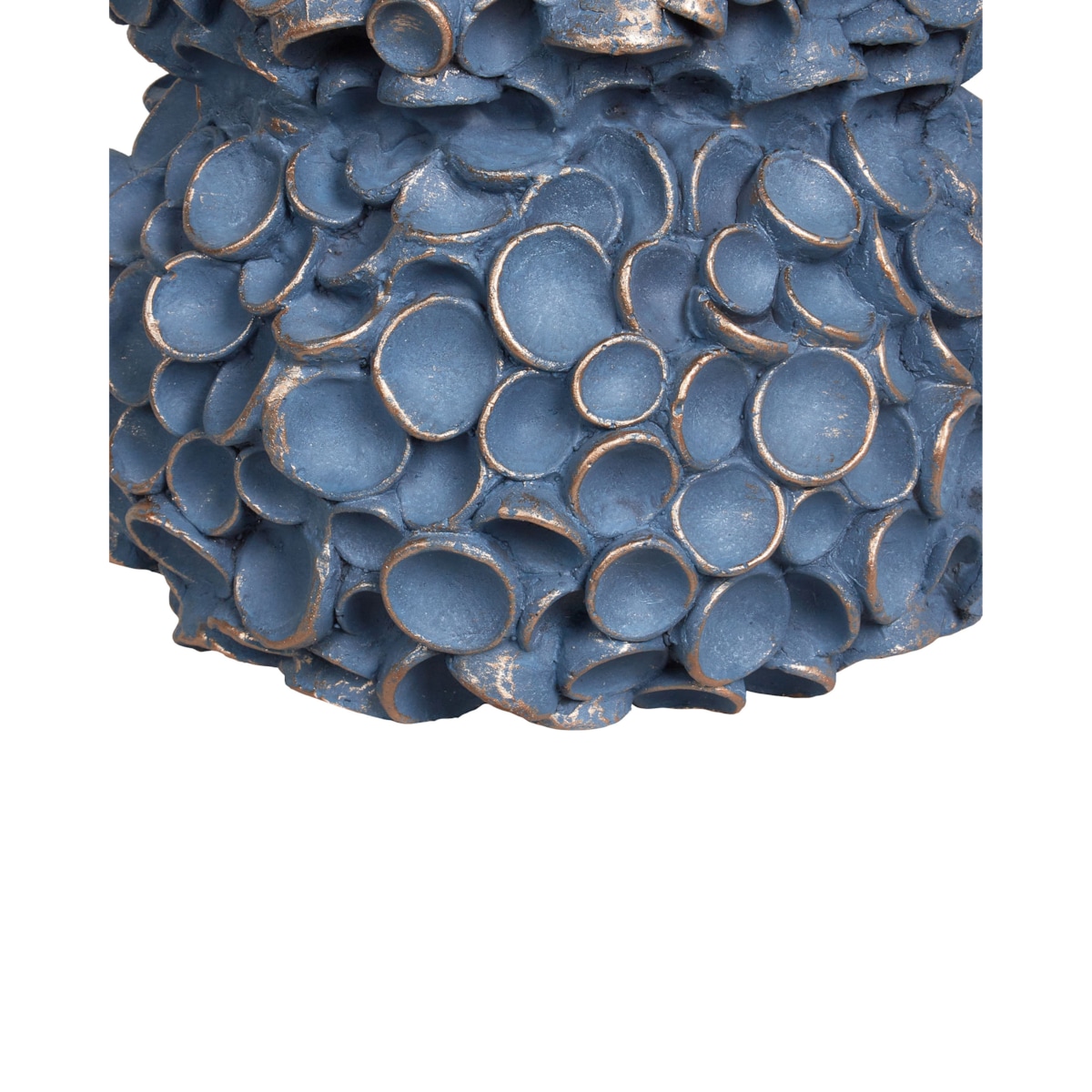 Wazon na kwiaty MUZAKI Tlenek magnezu 52 cm Niebieski