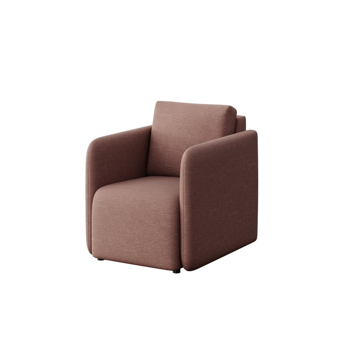 Fotel Chaum ciemno różowy