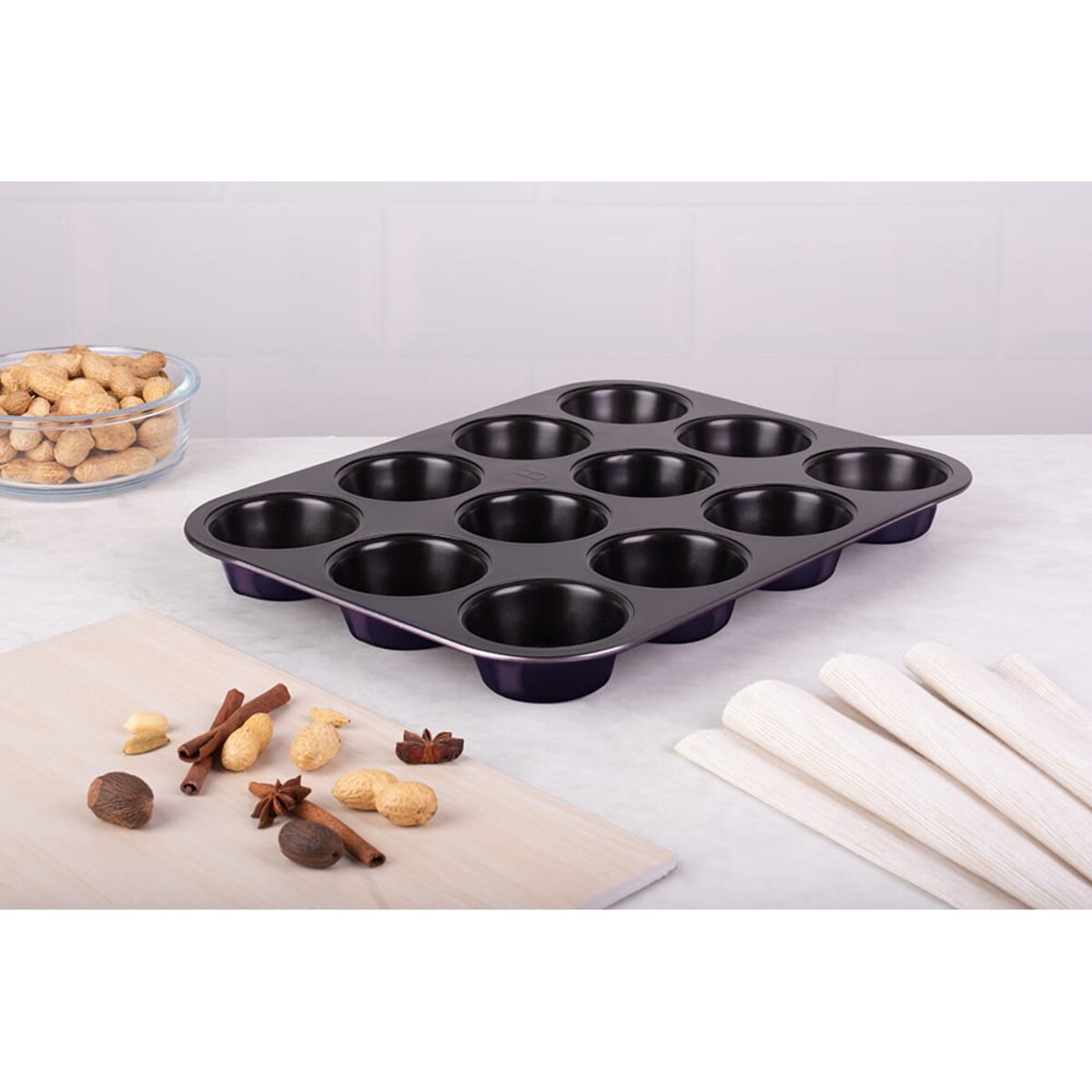 Forma do pieczenia muffinów babeczek x12 BERLINGER HAUS Purple Eclipse