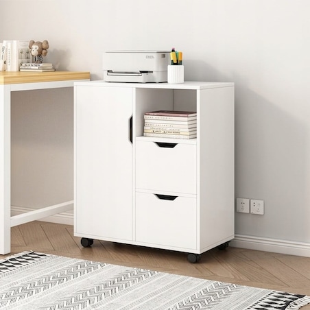 Stolik szafka stojąca stojak na drukarkę regał nowoczesna 3 półki 60 cm