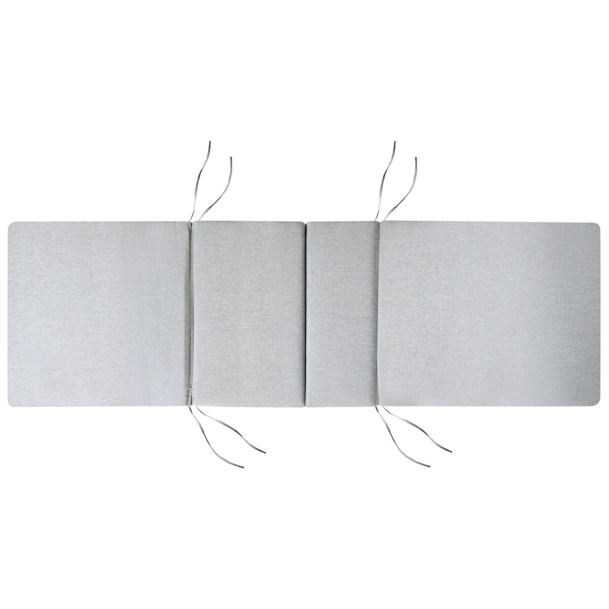 Leżak ogrodowy z poduszką AMANTEA PREMIUM Drewno akacjowe Szary melanż