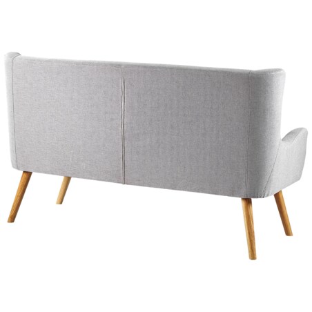 Sofa 2-osobowa jasnoszara SKIBBY