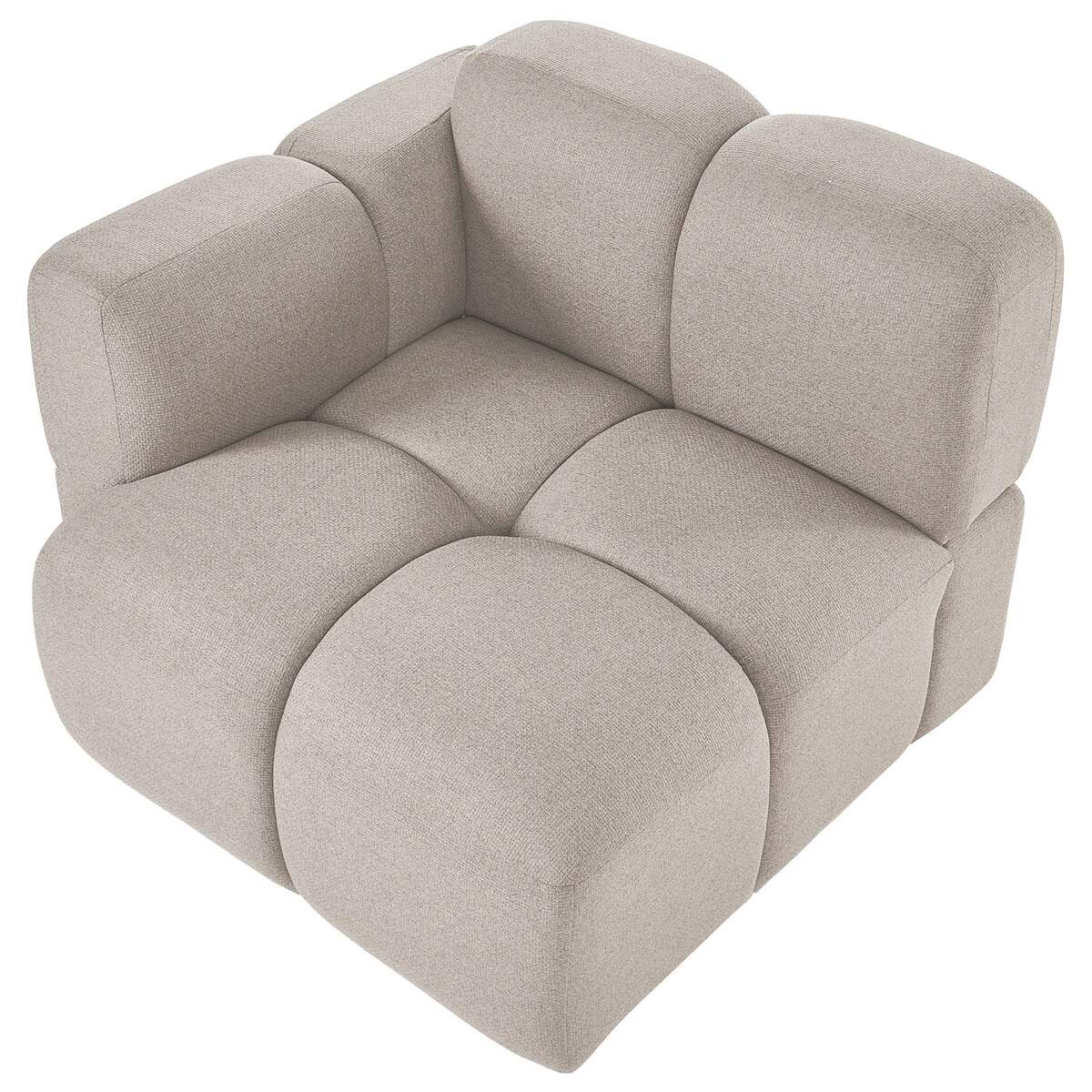 Sofa modułowa dla 2 osób MAKSABERG Beżowy