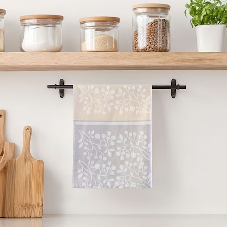 Ścierka bawełniana kuchenna 50x70 Perełka kremowa