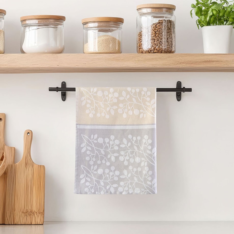 Ścierka bawełniana kuchenna 50x70 Perełka kremowa