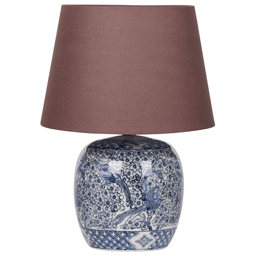 Lampa stołowa NEIRA Porcelana Brązowy