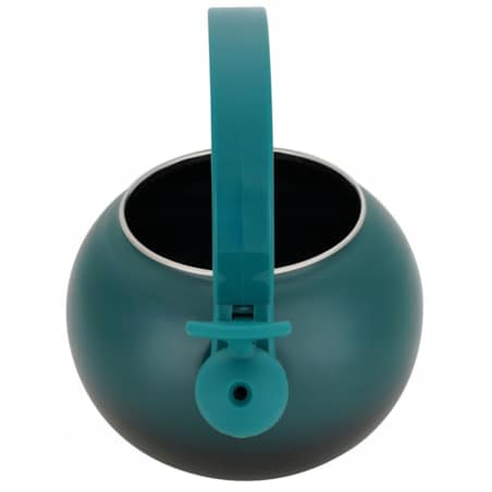Czajnik Emaliowany Retro 2.2L Zielony Z Gwizdkiem Stal Węglowa Indukcja Gaz