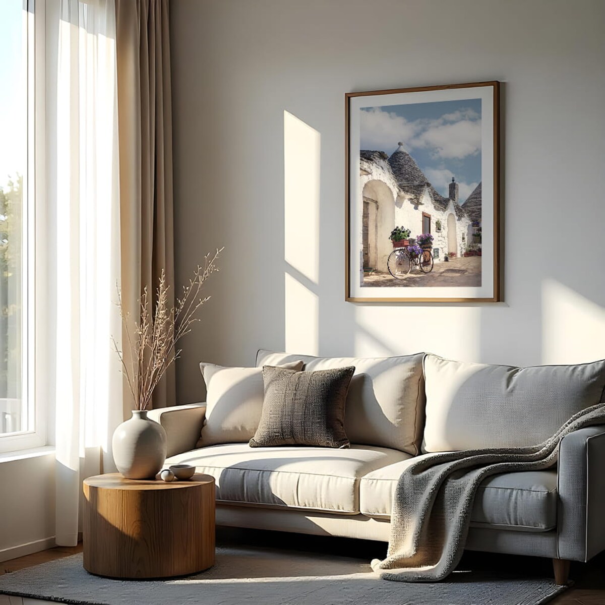 plakat alberobello apulia włochy 50x70