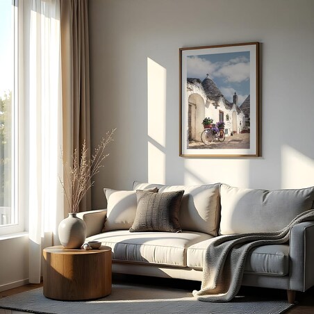 plakat alberobello apulia włochy 50x70