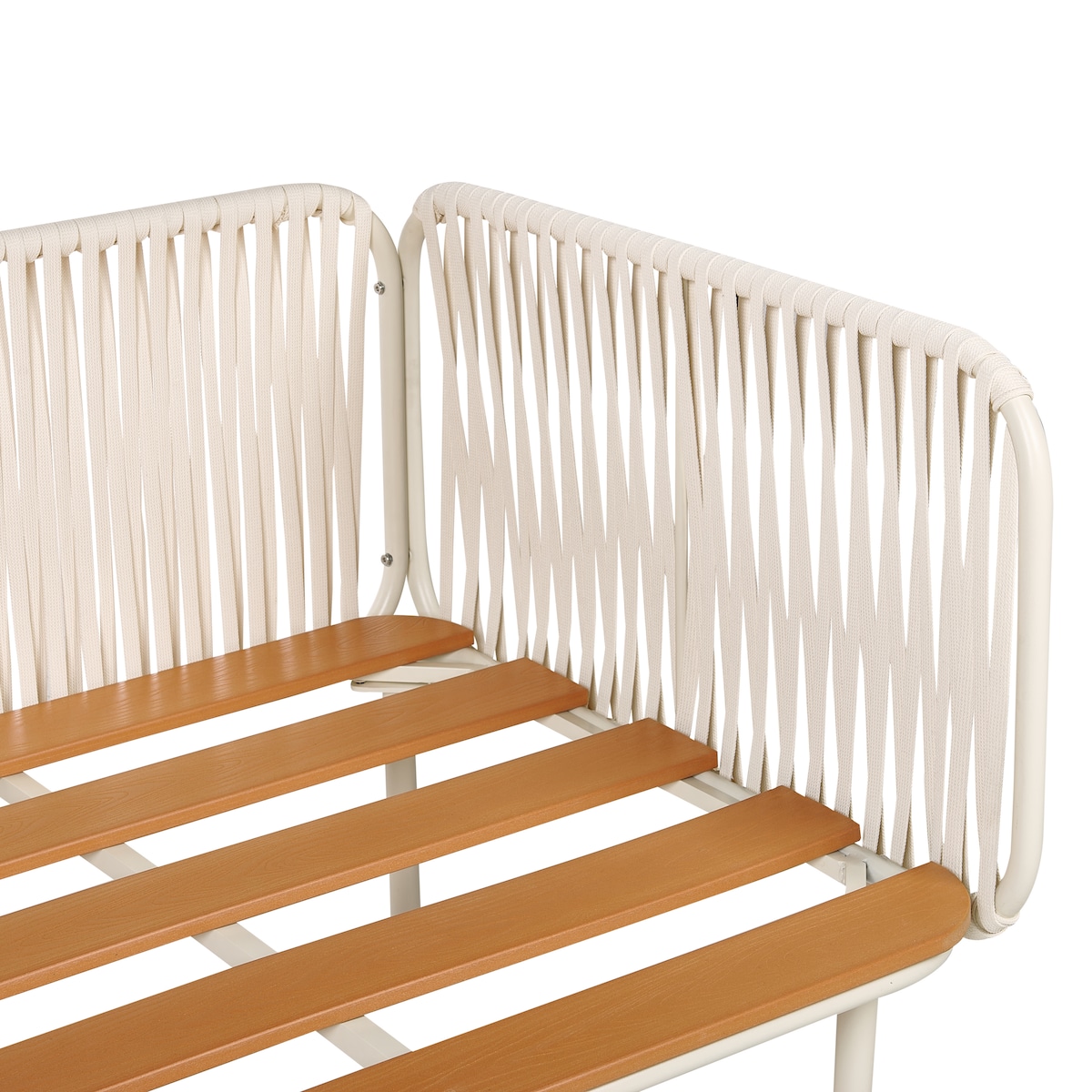 Sofa ogrodowa dla 3 osób SENISE Metal Szary