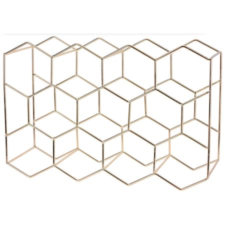 Stojak na wino, 11 butelek, metalowy