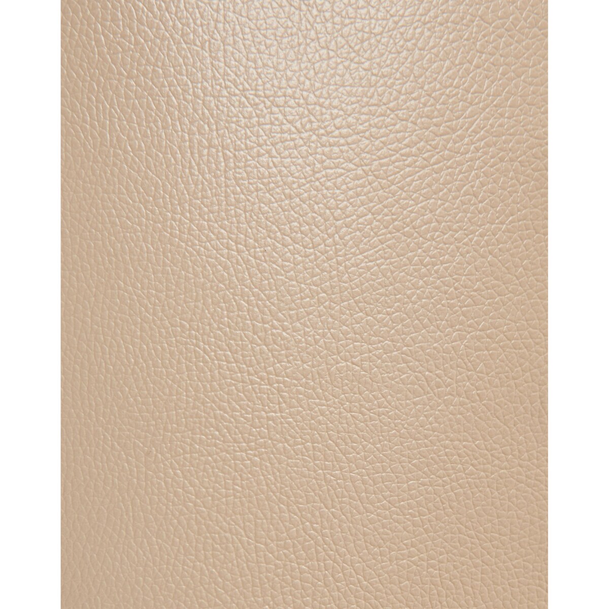 Zestaw 3 koszy z ekoskóry beżowy ARAM