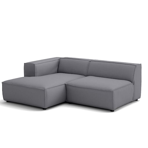 Narożnik 3 osobowy lewy Modularis - Szary Welur