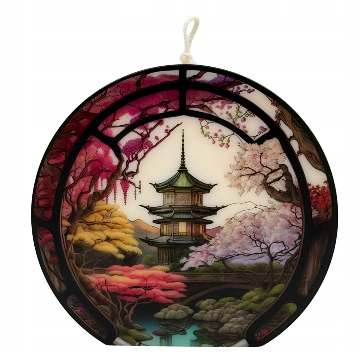 Świeca Sojowa na Prezent Świeczka Ozdobna Bezzapachowa Dekoracyjna Japonia