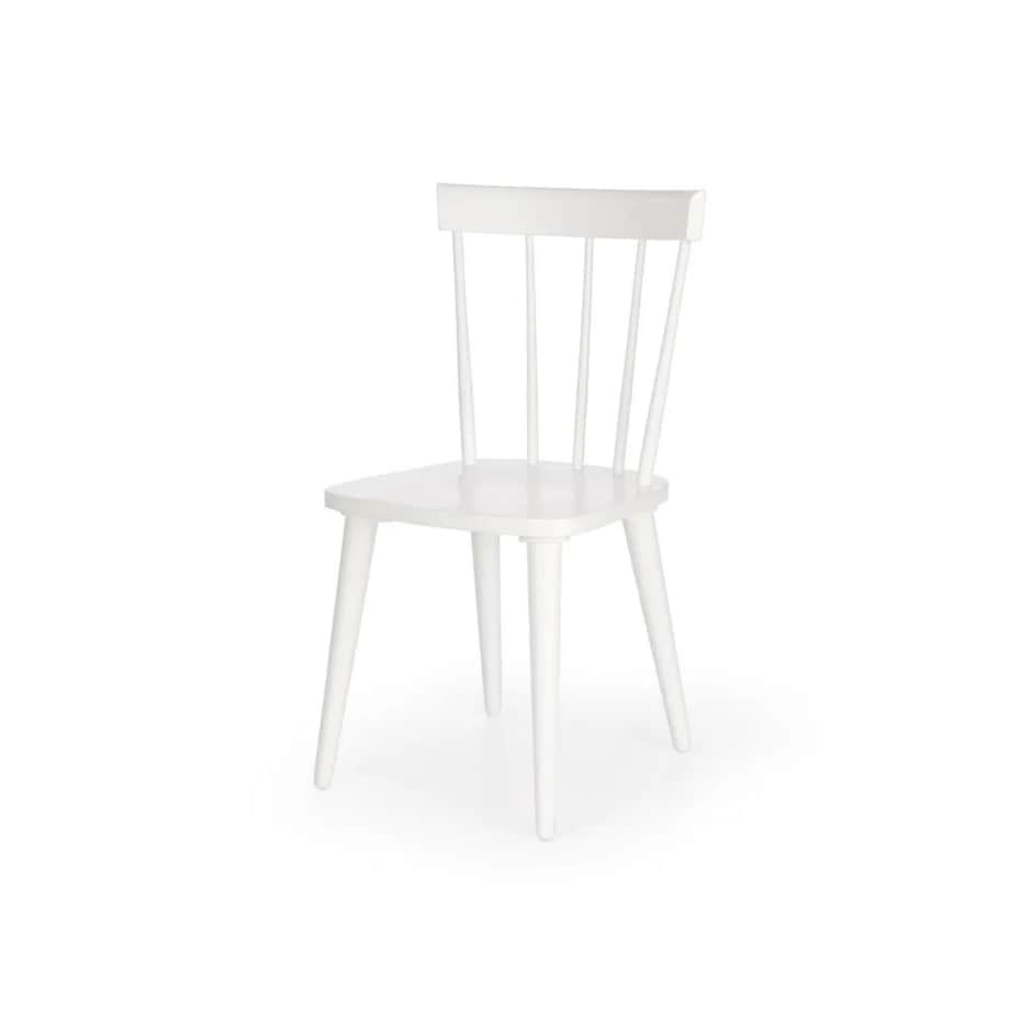 Krzesło drewniane BARKLEY białe