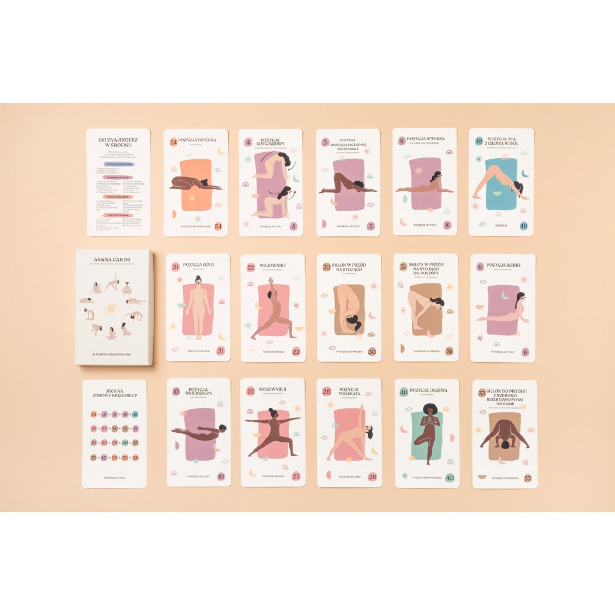 Asana cards - karty do jogi