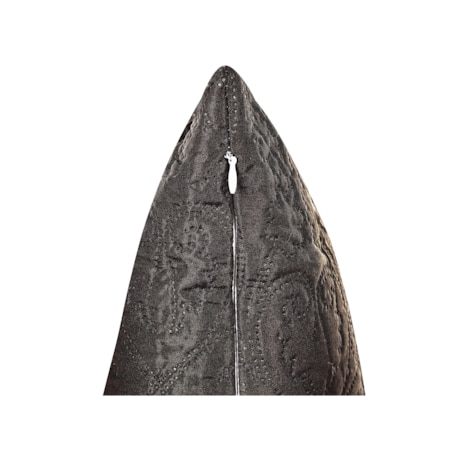 Komplet narzuta z poduszkami tłoczony 200 x 220 cm brązowy RAYEN