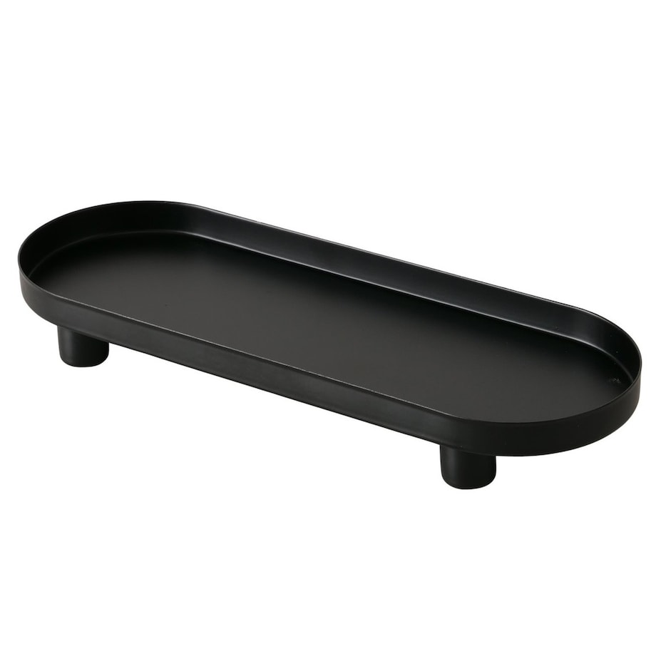 Taca dekoracyjna 28x10x3,7 cm FERCULUM czarna