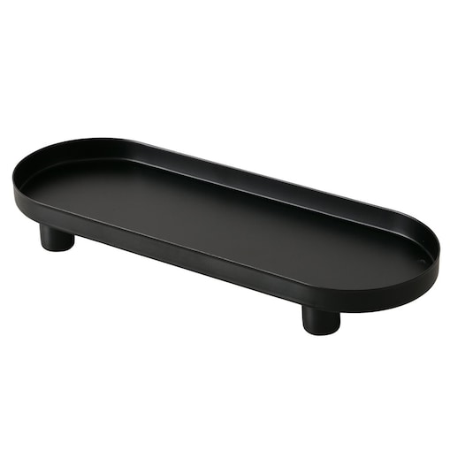 Taca dekoracyjna 28x10x3,7 cm FERCULUM czarna