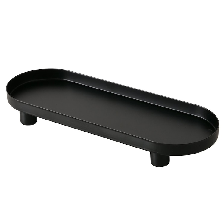 Taca dekoracyjna 28x10x3,7 cm FERCULUM czarna