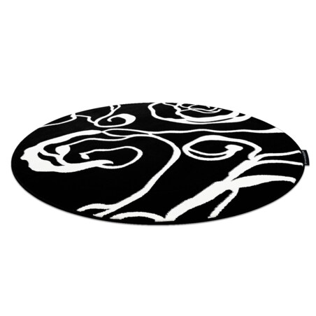 Dywan HAMPTON Rosa koło róża, kwiaty koło 120 cm