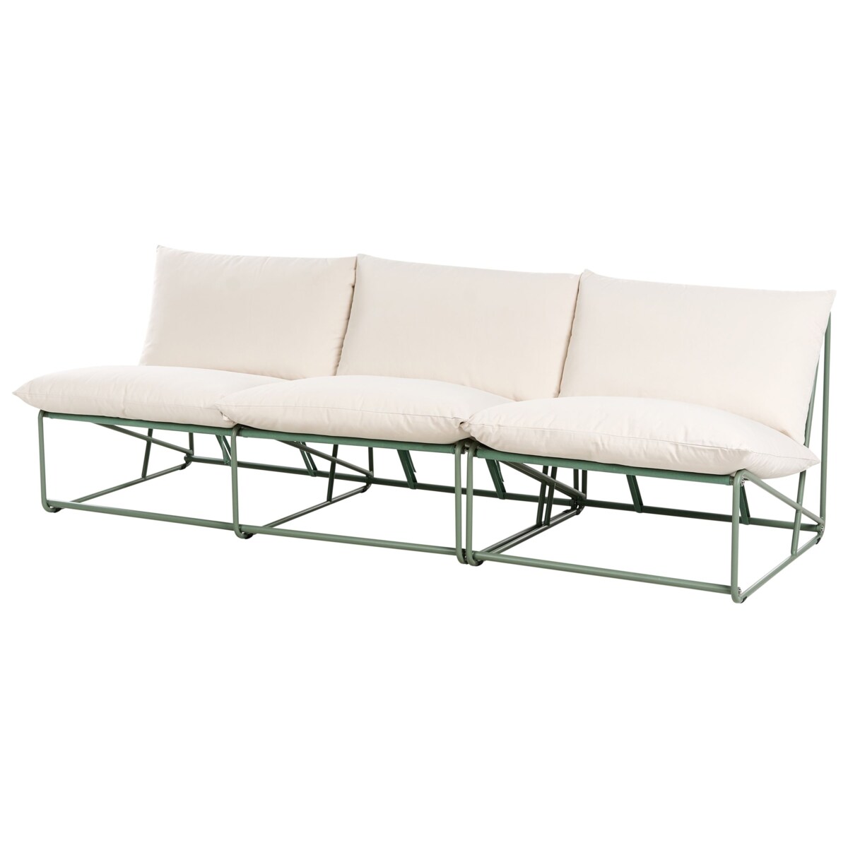 Zestaw ogrodowy dla 3 osób PICO Metal Zielony