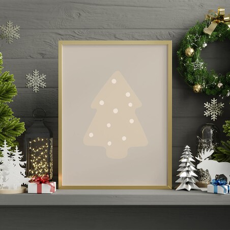 Plakat dla dzieci Choinka 40x50