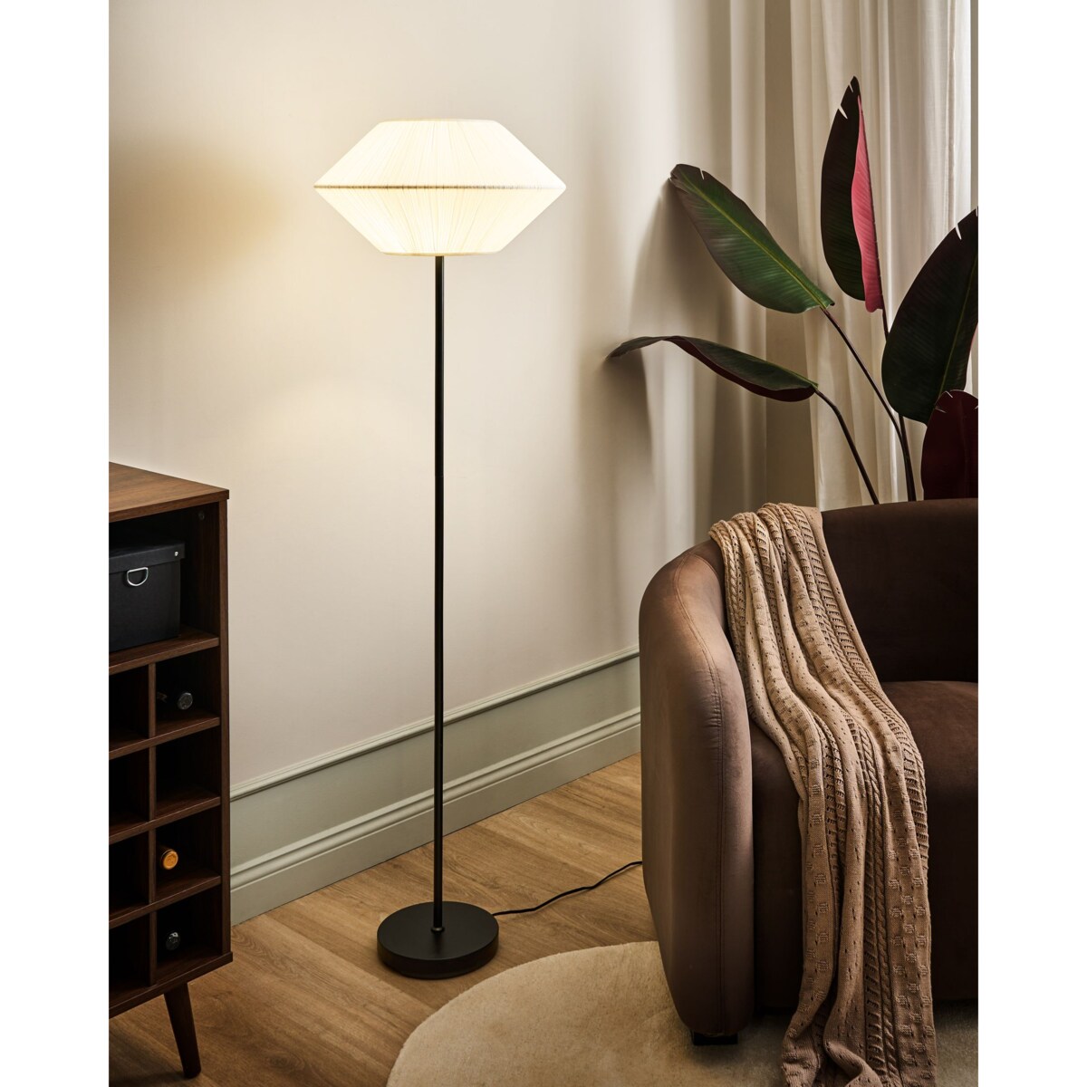 Lampa podłogowa MAKETSI Metal Czarny