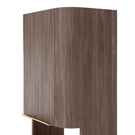 Szafka łazienkowa słupek130x50x30 cm POPS brązowa
