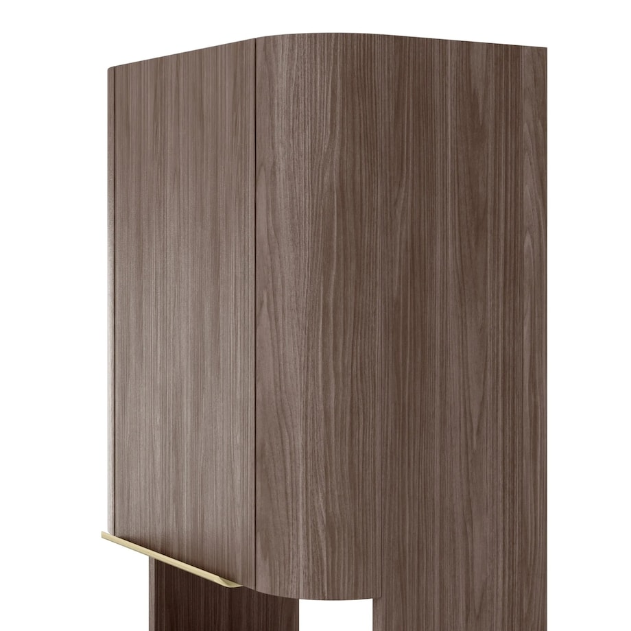 Szafka łazienkowa słupek130x50x30 cm POPS brązowa